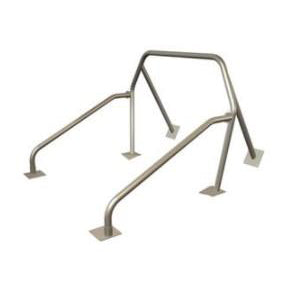 Maximum Motorsports Roll Bar: 6-point, swing-out door bars, NO harness mount tube MMRB-14.7
