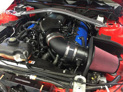 Whipple 2013 Boss 302 Mustang Stage 1 SC Kit, Billet 132MM Eliptical Fuel Pump Booster Carbon Fiber Jack-shaft Cover