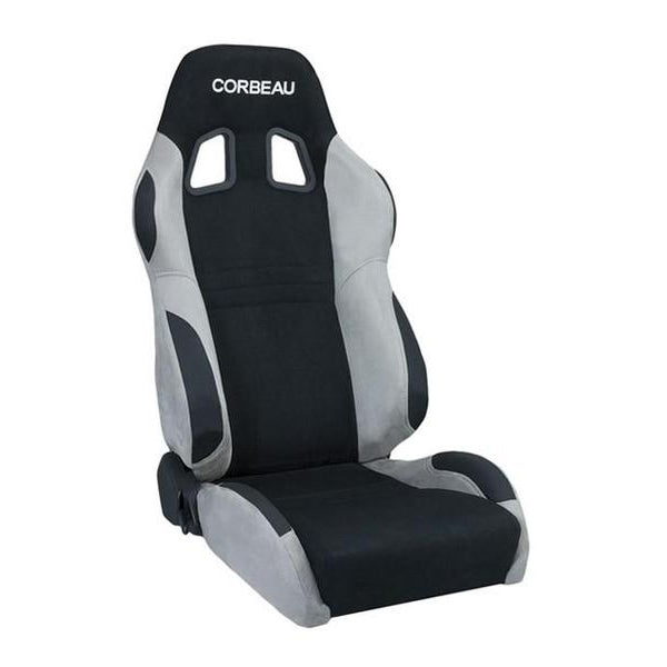 Corbeau A4 Racing Seat Grey/Black Suede - S60099