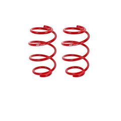 BMR Suspension Lowering Springs, Front, Minimum Drop, Performance Version, Red