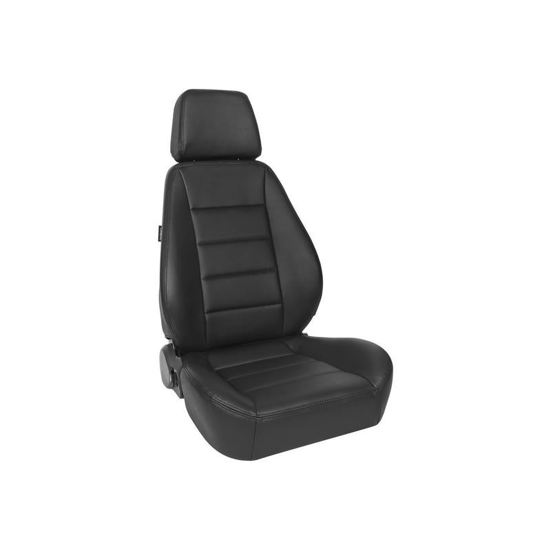 Corbeau Sport Seat Reclining Seat Black Leather - L90001