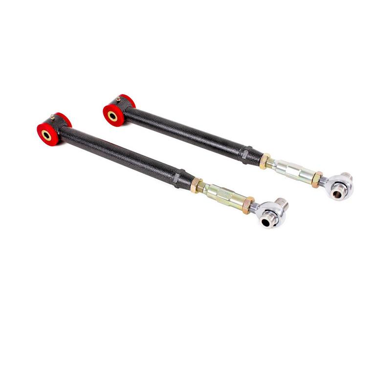 BMR Suspension Lower Control Arms, DOM, On-car Adjustable, Polyurethane & Rod End Combo TCA021