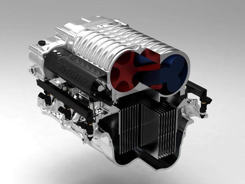 Whipple 2011 Mustang GT Stage 2 SC Kit, Billet 132MM Eliptical, Tune and flash tool