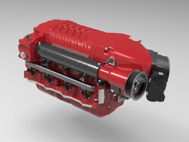 Whipple 2011 Mustang GT Stage 2 SC Kit, Billet 132MM Eliptical, Tune and flash tool