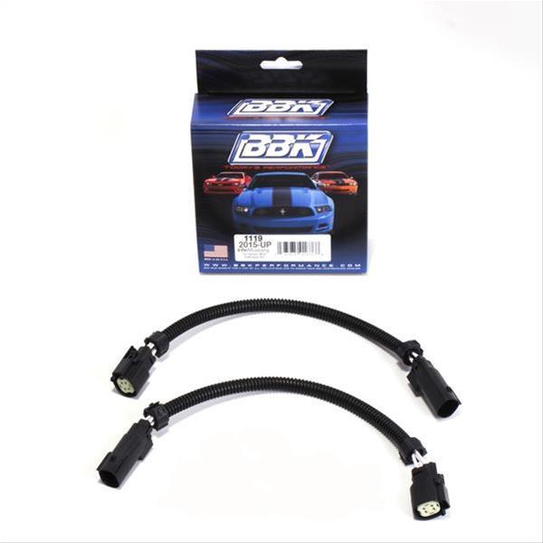 BBK 2015-Up - GT/V6 6 Pin 12" Ford Mustang Front 02 Wire Harness Extension Kit (Pair) 1119