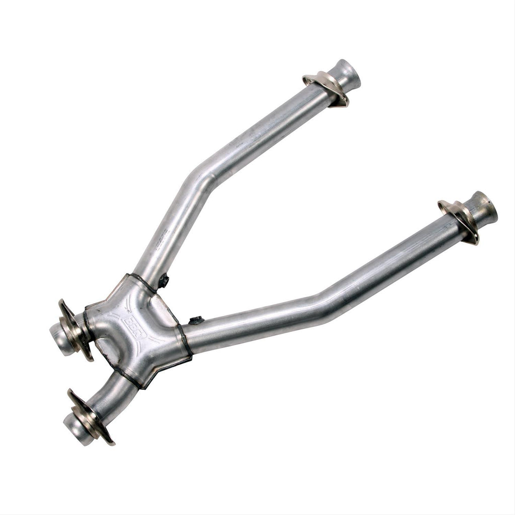 BBK Matching 2.5" High Flow Short Mid X Pipe - Off Road Race Only Not Street Legal 1635