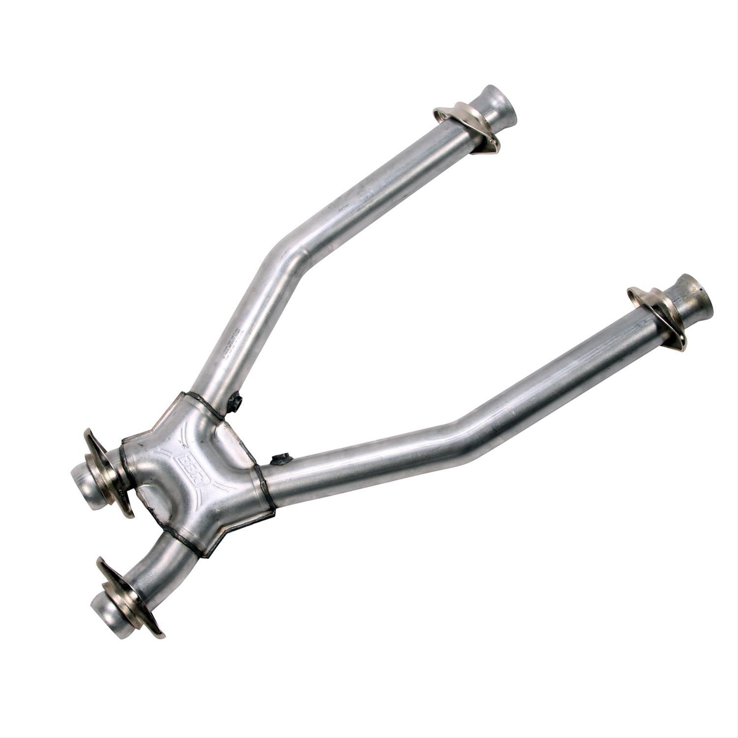BBK Matching 2.5" High Flow Short Mid X Pipe - Off Road Race Only Not Street Legal 1635