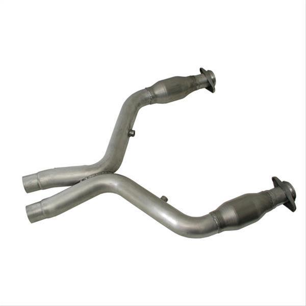 BBK Matching High Flow Short Mid X Pipe 3" W/ Catalytic Converters 1658