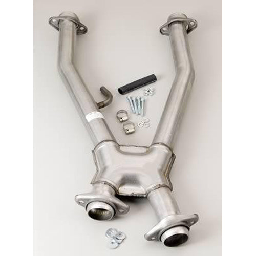 BBK Matching 2.5" High Flow Short Mid X Pipe - Off Road Race Only Not Street Legal 1671