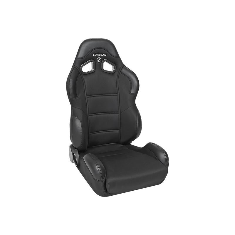Corbeau CR1 Racing Seat Black Leather - L20901