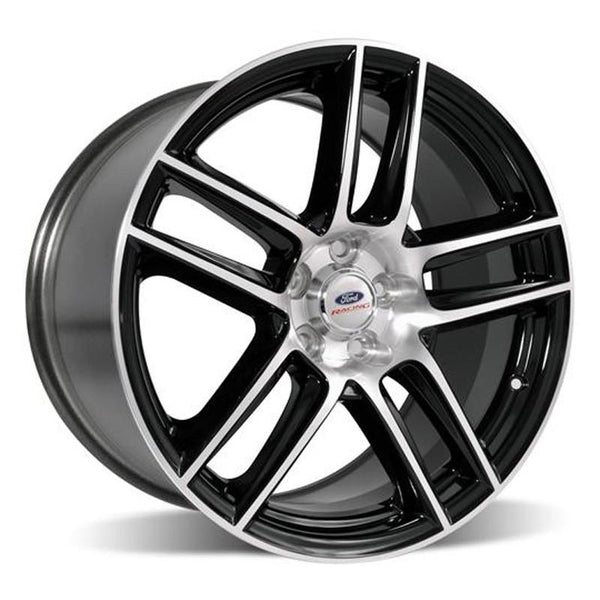 Roush Performance 2005-2014 Mustang Rear Wheel Black w/ Machined Face - Ford Racing M-1007-DC1910LGB