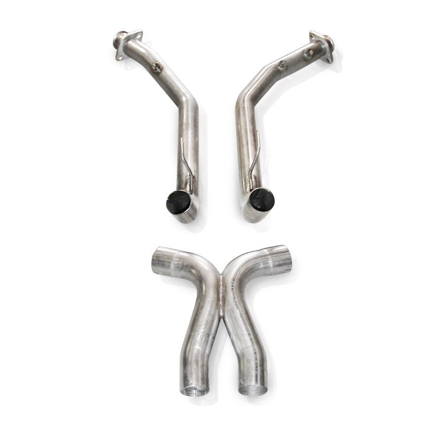 Stainless Works Ford Mustang GT 2005-10 Exhaust: 2-1/2" Offroad X-Pipe M05ORX