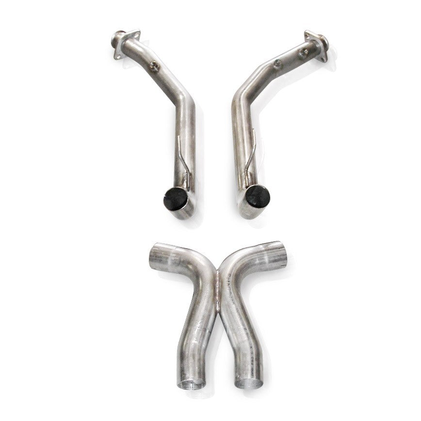Stainless Works Ford Mustang GT 2005-10 Exhaust: 2-1/2" Offroad X-Pipe M05ORX