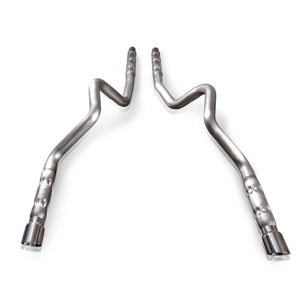 Stainless Works Ford Mustang GT/ Shelby GT500 2011-14 Exhaust: 3" Performance Connect Dual Catback Retro Chambered M12CB3HDR