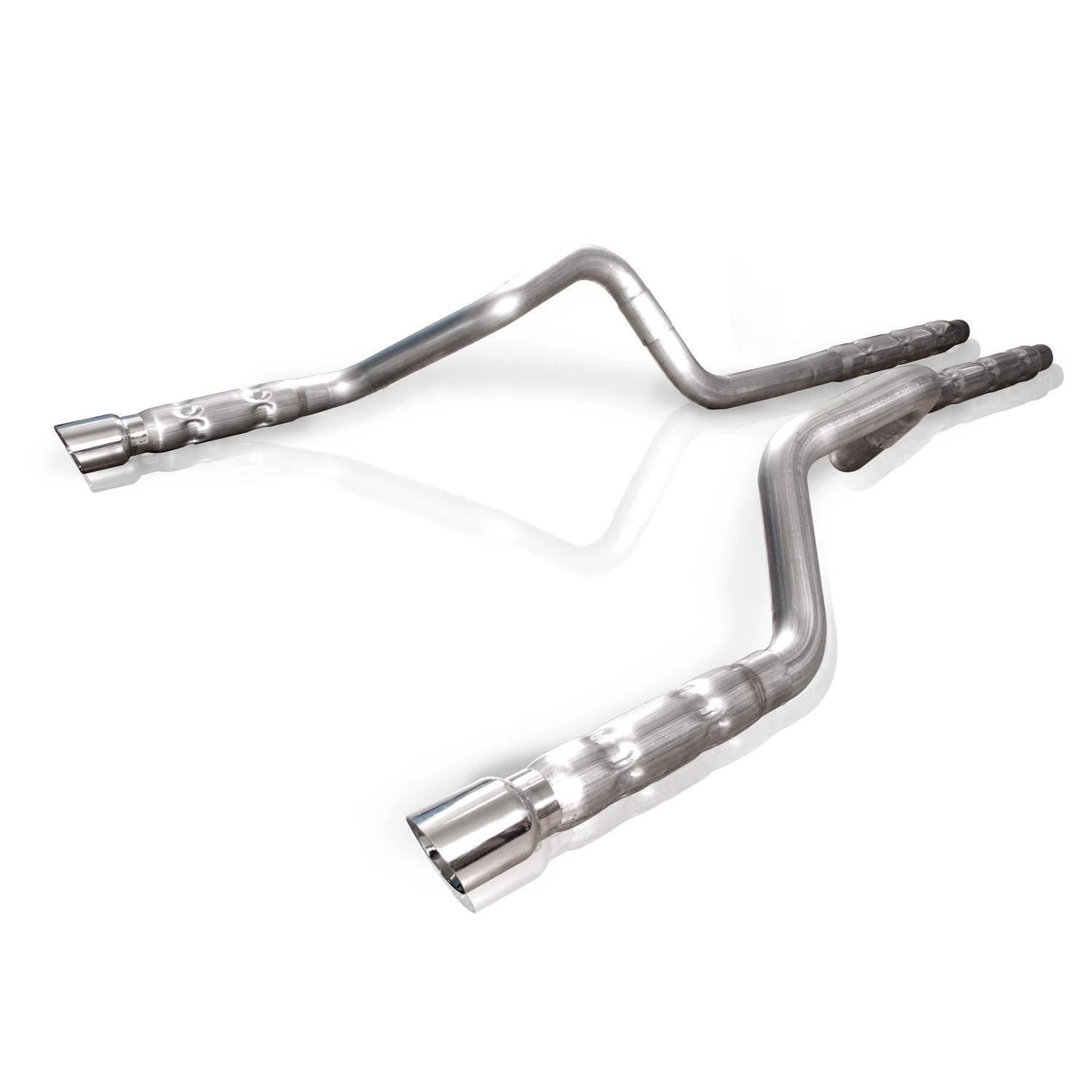 Stainless Works Ford Mustang GT/ Shelby GT500 2011-14 Exhaust: 3" Dual Catback Retro Chambered M12CB3