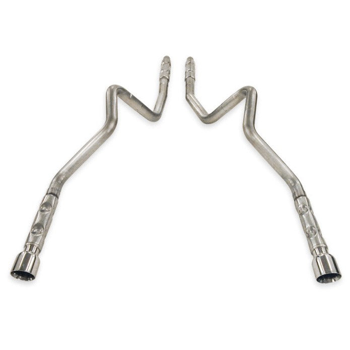 Stainless Works Ford Mustang V6 2011-14 Exhaust: 2.5" w/Retro Chambered Mufflers M12V6CB
