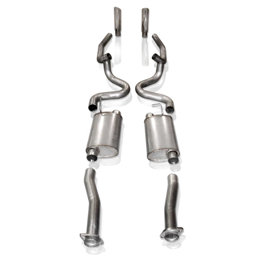 Stainless Works Ford Mustang 1996-04 Exhaust: 2 1/2" True Duals Chambered M9604CB