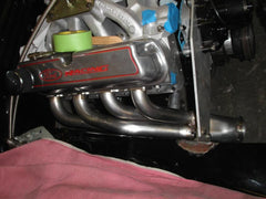 Stainless Works Ford Small Block Turbo Header Kit: Down and Forward SBFDFTKIT