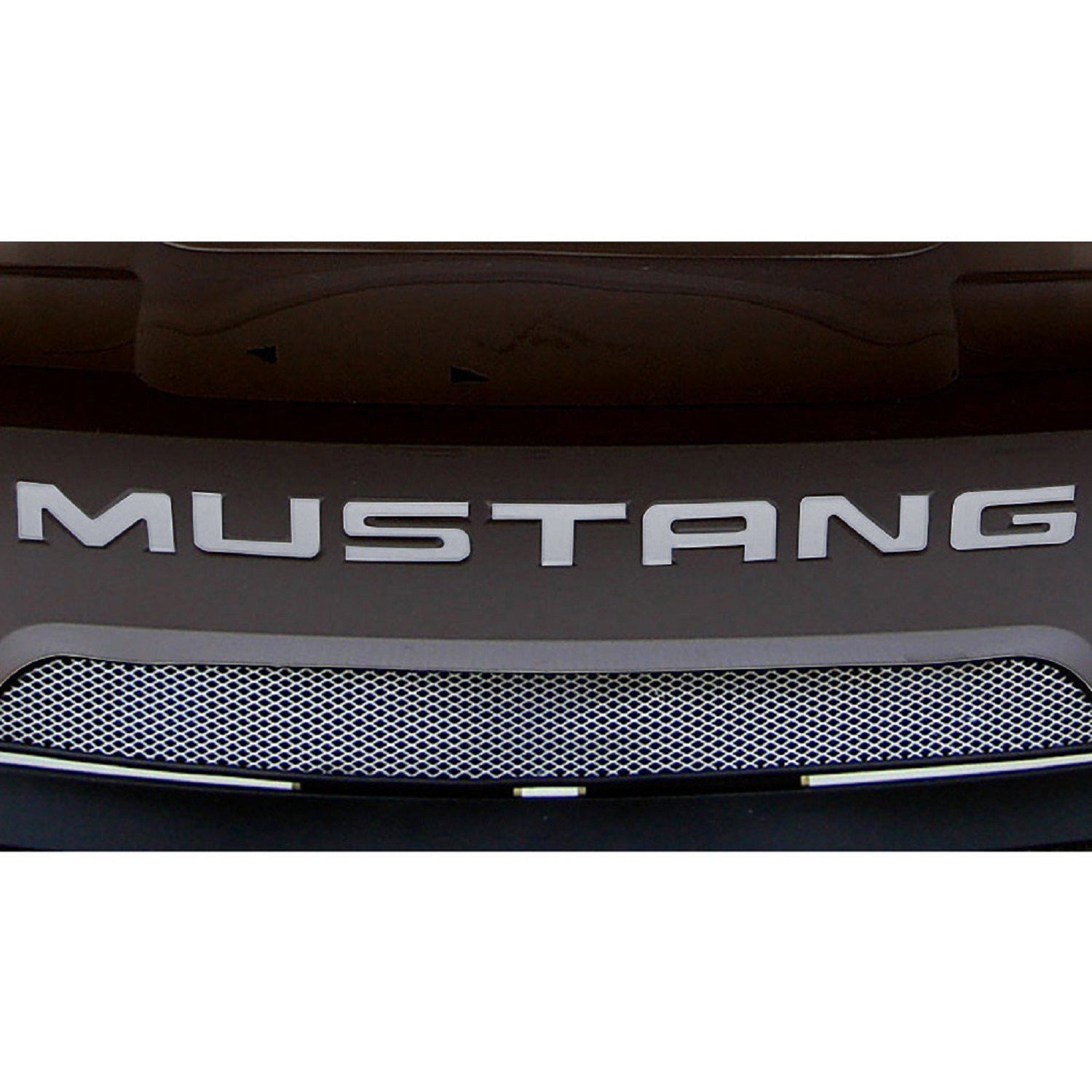 Steeda Mustang Rear Bumper Insert Decal - Silver (94-98) 483 9498 S
