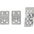 Steeda Aluminum Mustang Pedal Covers - 3 Piece/Curved Gas (79-04 Manual) 555 1152