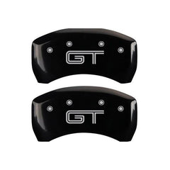 MGP Mustang Caliper Covers - Glossy Black w/ GT Logo - Front & Rear (05-10 GT, Bullitt, V6) 228 10197SMG2BK