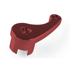 Steeda S550 Mustang Red Anodized Billet Aluminum Interior Hood Latch Release Lever (2015-2019 All) 555 1248 R