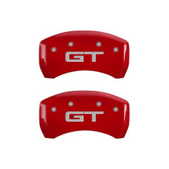 MGP Mustang Caliper Covers - Red w/ GT logo - Front and Rear (2015 GT) 228 10200S2MGRD