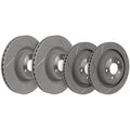 Steeda Mustang GT PP Slotted Front and Rear Brake Rotors (15-17 GT) 555-6026