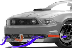 Classic Design Concepts Mustang Brake Duct Cooling Kit (10-12) 067 1011 7013 01