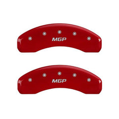 MGP Mustang Caliper Covers - Red w/ MGP logo - Front and Rear (2015 EcoBoost) 228 10202SMGPRD