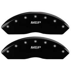 MGP Mustang Caliper Covers - Glossy Black w/ MGP Logo - Front & Rear (11-14 GT, V6) 228 10197SMGPBK