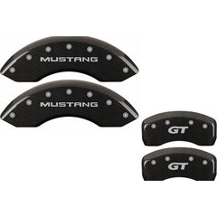 MGP Mustang Caliper Covers - Carbon Fiber w/ GT Logo - Front & Rear (94-04 GT, V6) 228 10095SMG1CF