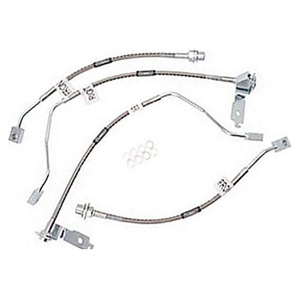 Russell Mustang Stainless Braided Brake Lines - Front/Rear (96-98 GT) 125 693190