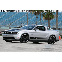 Steeda Mustang Spyder Wheel - Black w/ Machined Lip - 20x11 (05-14) 013 0021 59B