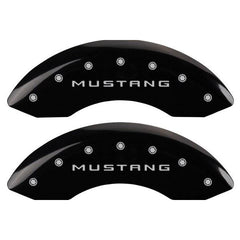 MGP Mustang Caliper Covers - Glossy Black w/ 5.0 Logo - Front & Rear (11-14 GT) 228 10198SM50BK