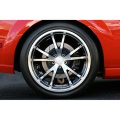 Steeda Mustang Spyder Wheel - Black w/ Machined Face/Lip - 20x9.5 (05-14) 013 0020 45M