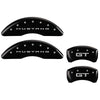 MGP Mustang Caliper Covers - Glossy Black w/ GT logo - Front and Rear (2015 GT) 228 10200S2MGBK