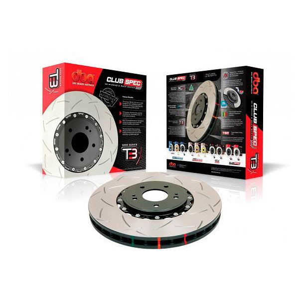 Dbausa Mustang 5000 Series T3 Two-Piece Non-Directional Slotted Front Rotor (15-17 GT PP) 602 DBA52166S