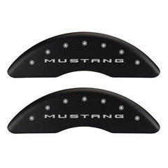 MGP Mustang Caliper Covers - Matte Black w/ GT logo - Front and Rear (2015 GT) 10200S2MGMB