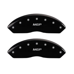 MGP Mustang Caliper Covers - Glossy Black w/ MGP logo - Front and Rear (2015 EcoBoost) 10202SMGPBK
