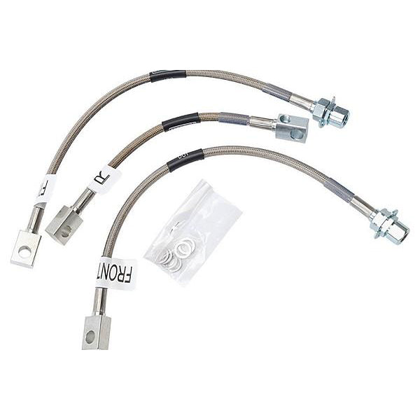 Russell Mustang Stainless Braided Brake Lines - 3 Line (94-95 Cobra) 125 693030